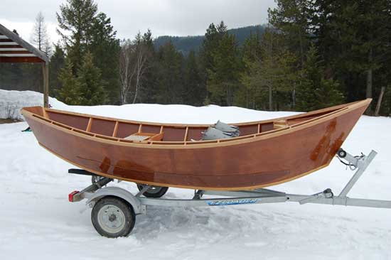 Price is for boat and oarlocks. Oars, Drift boat trailer and anchor 